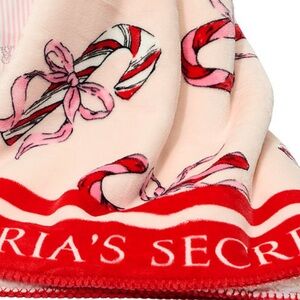 Victoria's Secret Pink and Cream Sherpa blanket